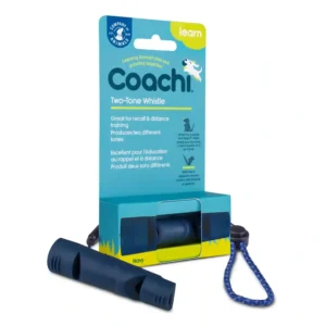 Coachi Two-Tone Whistle for dog training.