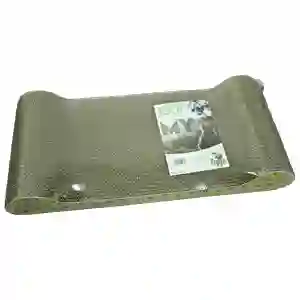 Rolled yoga mat with label and texture