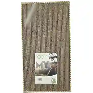 Bamboo table runner with modern design label