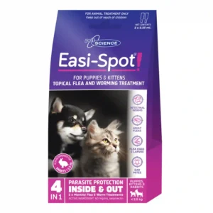 Pet flea treatment for puppies, kittens, and rabbits.