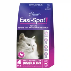 Easi-Spot flea treatment for cats and rabbits.