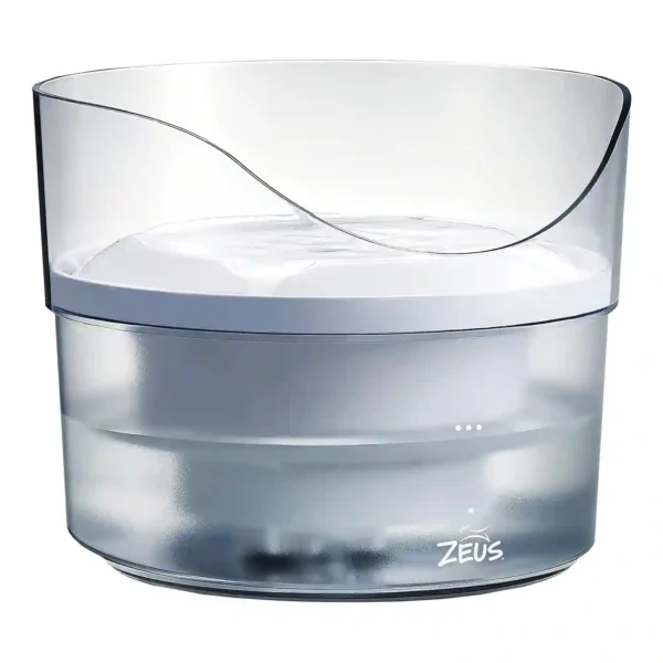 Modern transparent water filter container