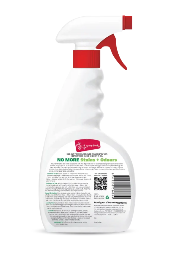 Yours Droolly no more stain odour 750ml 2022 render back