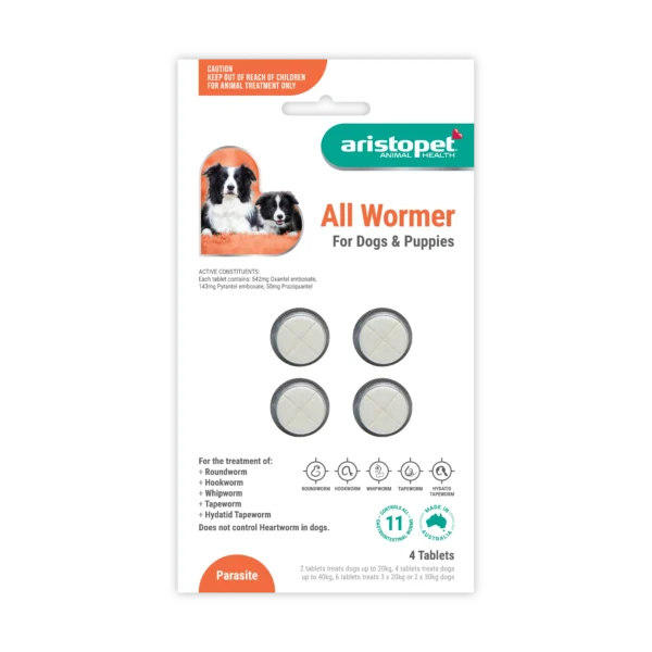 ab602 bc107 e aristopet all wormer dog pup 4pk front