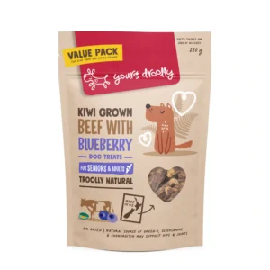 ag846 yours droolly beef with blueberry pouch 220g front
