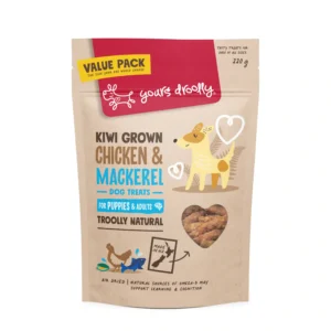 ag847 yours droolly chicken mackeral pouch 220g front