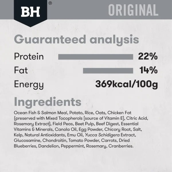 bh312 bh105 bh203 original adult fish potato nutrition