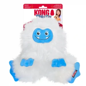 KONG plush toy with smiling blue face