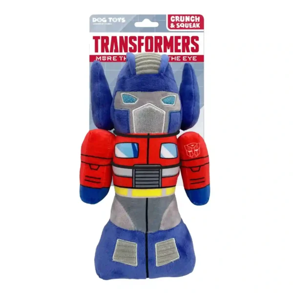 Transformers toy for dogs with squeaker