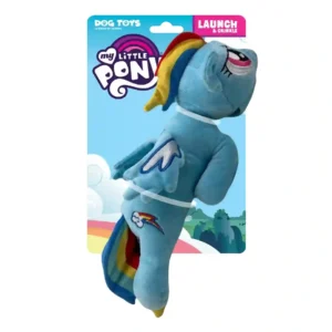 My Little Pony dog toy with rainbow tail