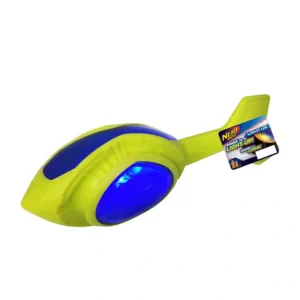 Nerf yellow blue light-up toy rocket