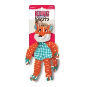 KONG Floppy Knots fox dog toy
