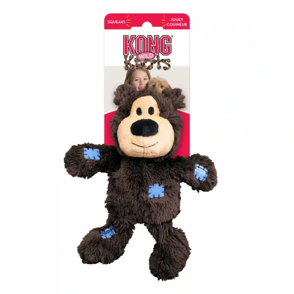 KONG Wild Knots teddy bear dog toy