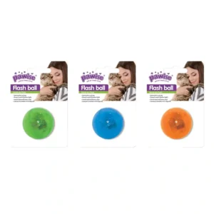 Pawise flashing balls for pet play.