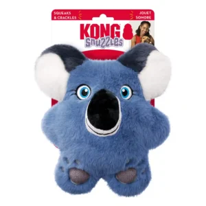 Blue koala plush toy with squeaker