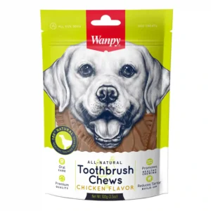 Dog toothbrush chews, chicken flavor, premium quality