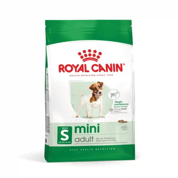 Royal Canin Mini Adult dog food packaging