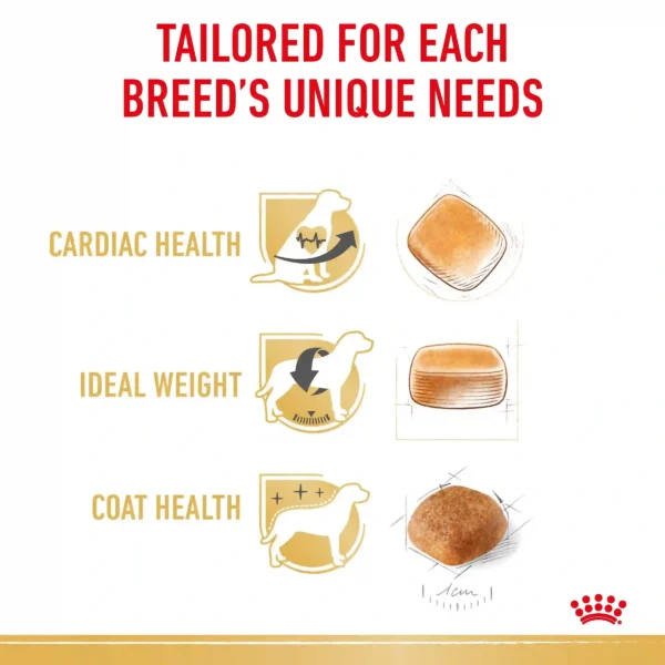 Dog food for cardiac, weight, coat health.