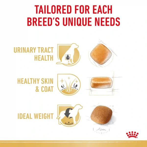 Tailored pet food for urinary, skin, weight health.