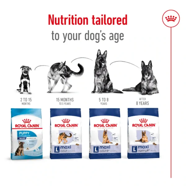 Royal Canin dog food for all life stages.