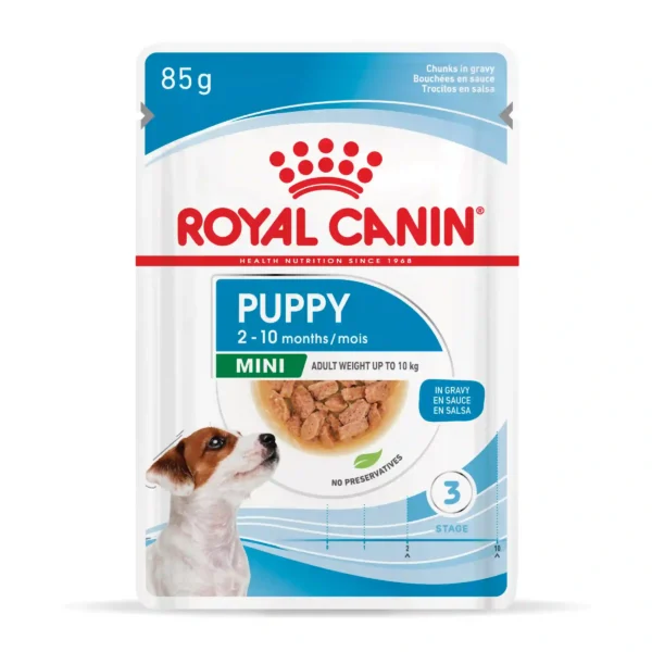 Royal Canin puppy food pouch, 85g