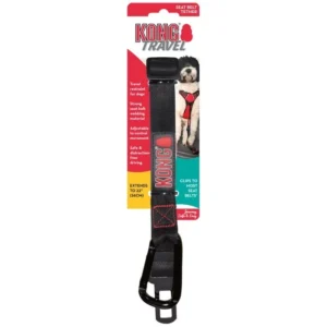 KONG dog seat belt tether for safe travel.