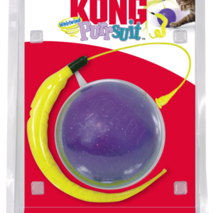 Cat toy with ball and wiggly tail attachment.