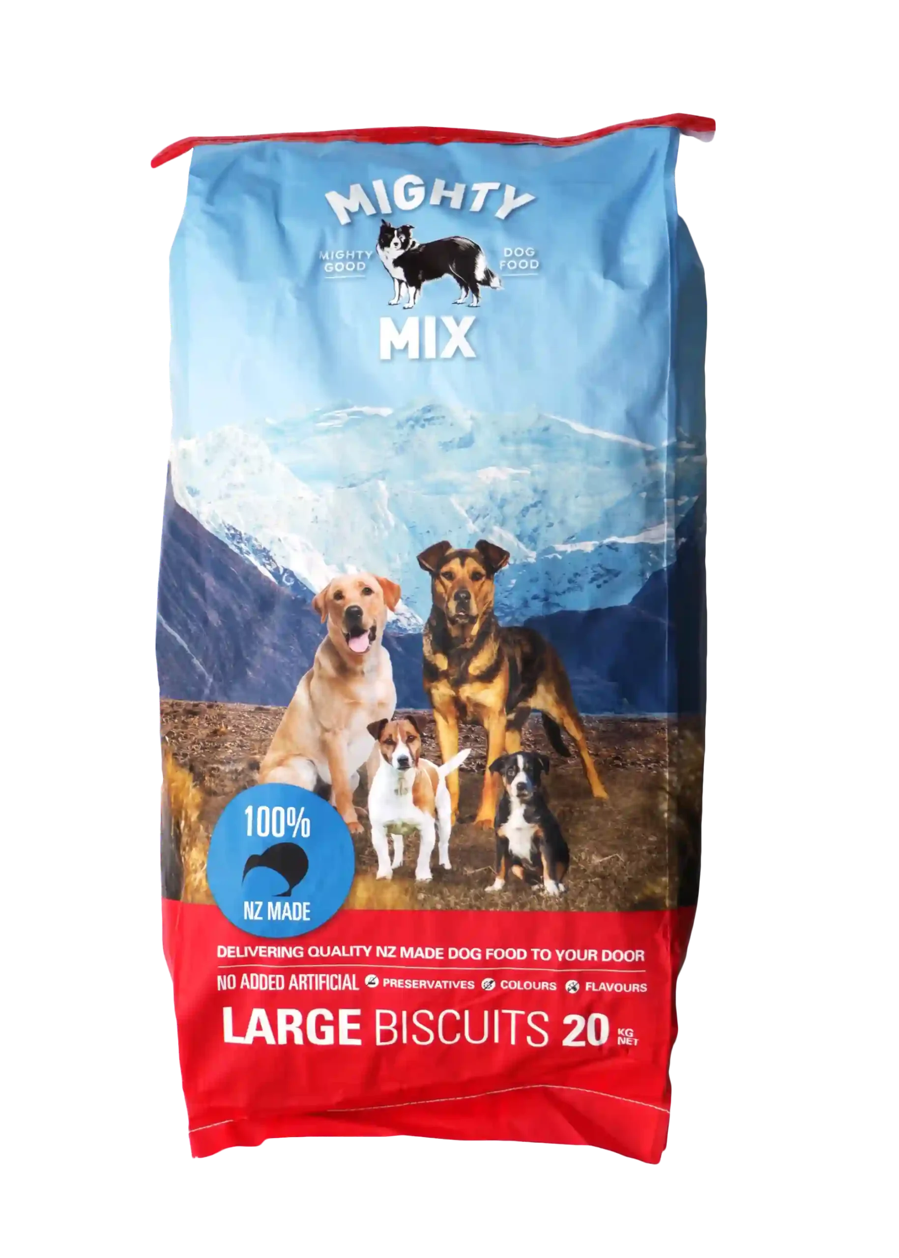 Mighty Mix large dog biscuits, NZ made